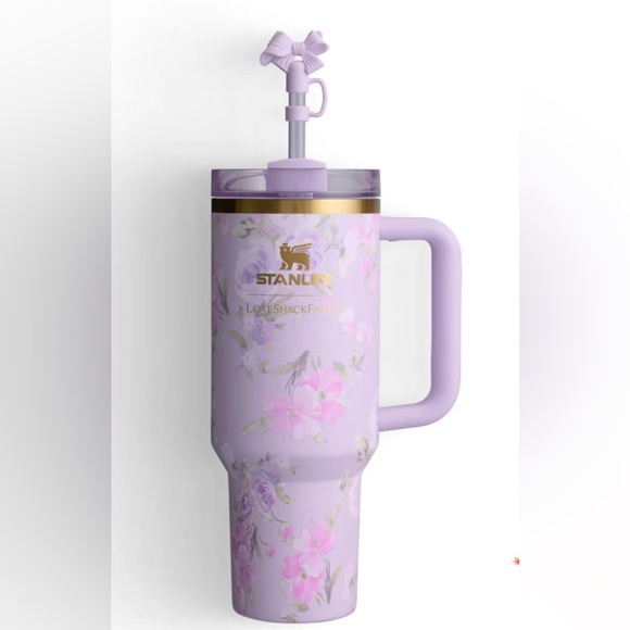 Stanley x LoveShackFancy Happy Thoughts 40oz tumbler New! - Picture 1 of 2